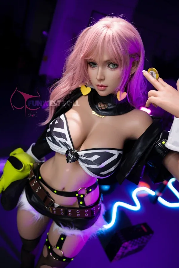 157cm G Cup Realistic Silicone Sex Doll Lily (Real Skin Texture, Soft Head, Free Clothes) view 6