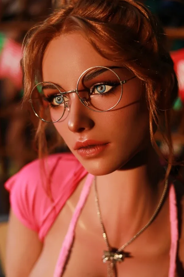 Voluptuous Red-Haired American Silicone Sex Doll Milan 168cm view 6