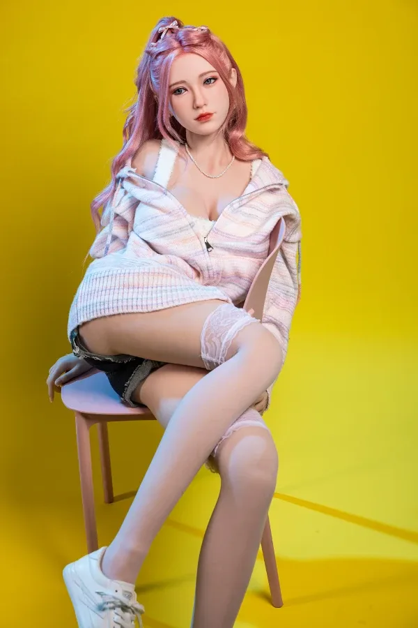 Tall Pink Hair Sex Doll Reese 170cm (Silicone Head) – Replaceable with Head and Body view 6