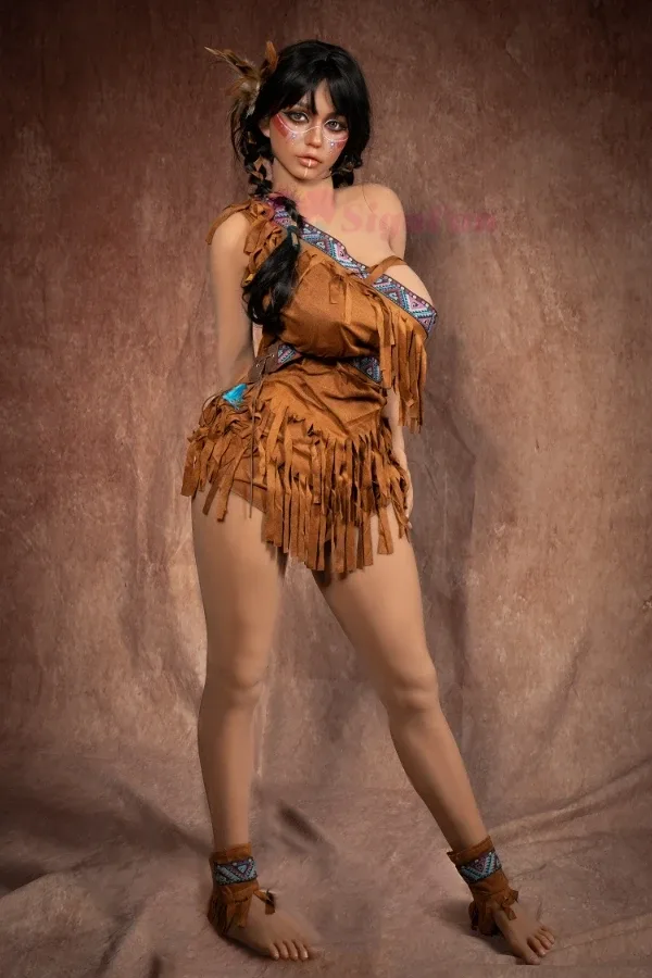159cm/5ft3 Sexy Tribal Female Sex Doll Ada SG3 (Soft Silicone Head) view 5