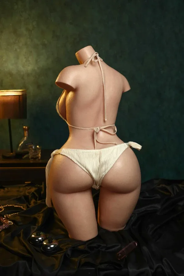 Real Skin Texture Silicone Blonde Sex Doll Torso Aria 77cm (Replaceable with head) view 6