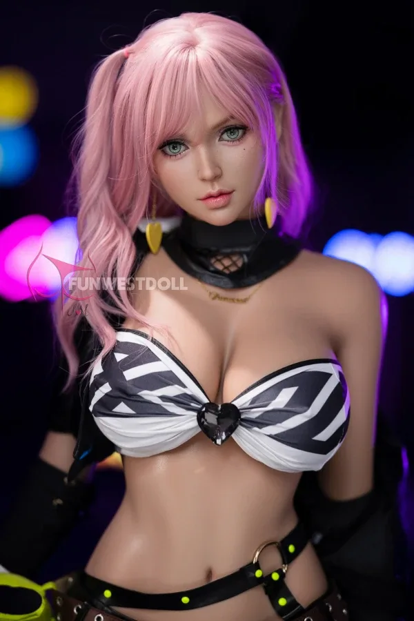 157cm G Cup Realistic Silicone Sex Doll Lily (Real Skin Texture, Soft Head, Free Clothes) view 4