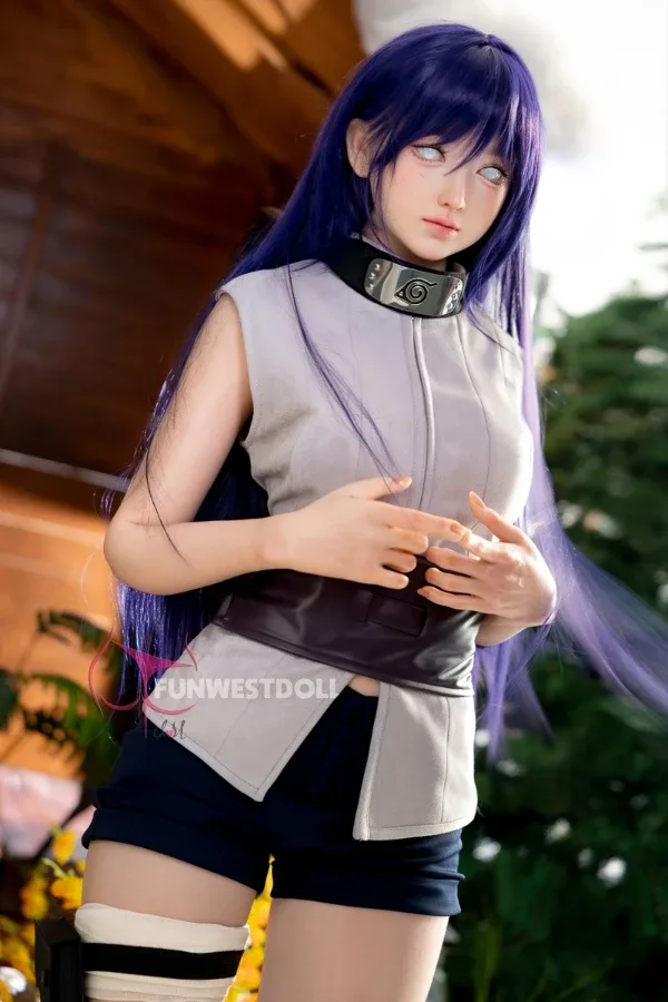 Silicone Anime Sex Doll 159cm Violet(Realistic Skin Texture, Soft Head, Free Clothes)