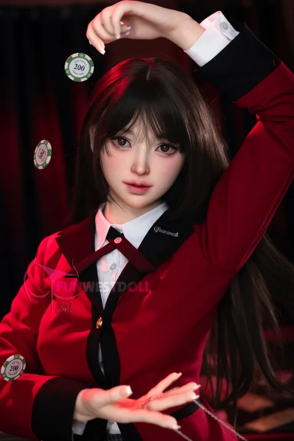 Pretty Small Boobs Asian Silicone Sex Doll Alice 159cm (Real Skin Texture, Soft Head, Free Clothes) view 3