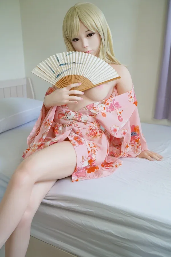 Cute Blonde Silicone Sex Doll Akira 150cm (Seamless Head and Body Design) view 5