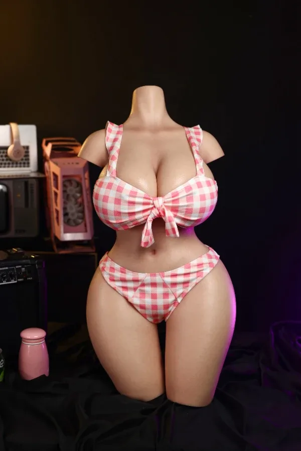 Real Skin Texture Silicone Cute BBW Sex Doll Torso With Head Aylani 77.5cm (Replaceable with head) view 4