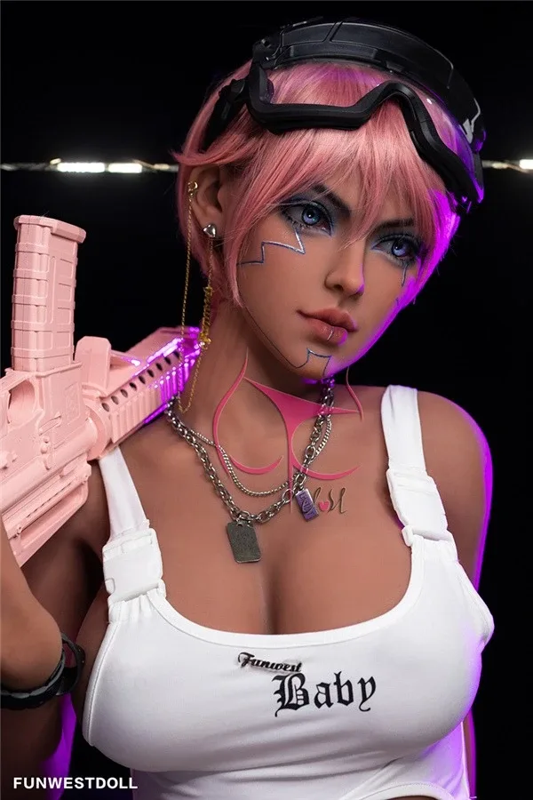 Sexy Pink Short Hair Fantasy Anime Sex Doll Katherine 162cm view 6