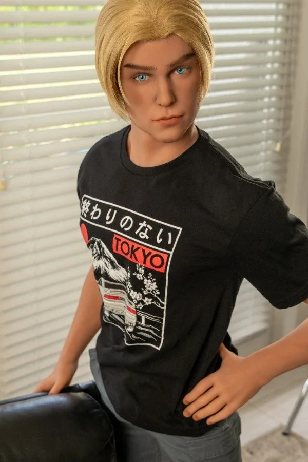 Handsome Blond Male Sex Doll Eric 170cm view 3