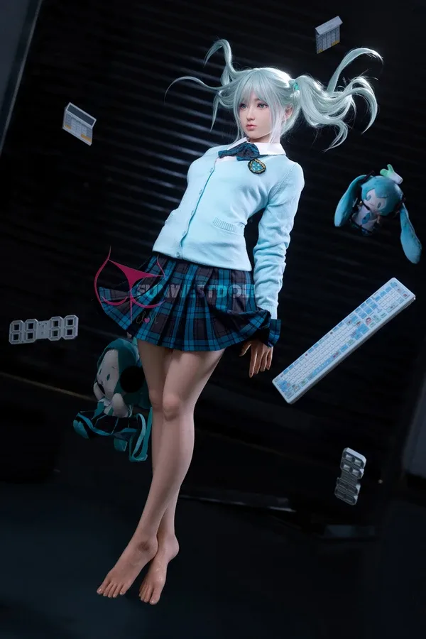 A Cup Big Butt Anime Hentai Silicone Sex Doll Amy 159cm (Soft Head, Free Clothes) view 6