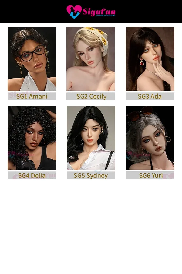 Sigafun Doll Soft Silicone Head – EU In Stock
