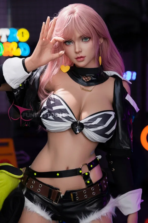 157cm G Cup Realistic Silicone Sex Doll Lily (Real Skin Texture, Soft Head, Free Clothes) view 2
