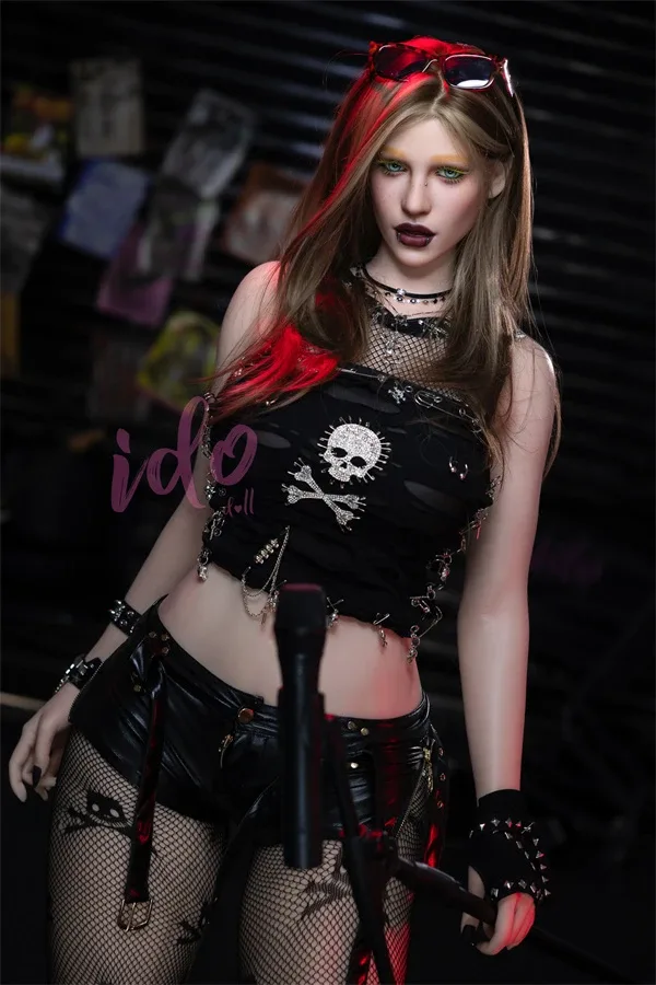 167cm/5ft6 F-cup Rebel Goth Silicone Sex Doll Lilith, Head ID2S (Movable Jaw With Oral Structure)