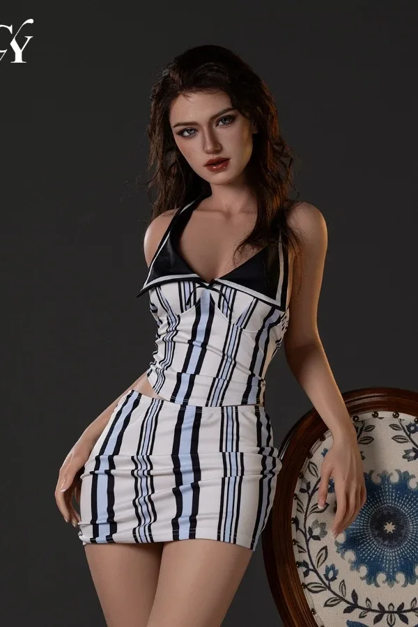 Full Silicone Small Breasts Sex Doll Elva 150cm (Movable Jaw With Oral Structure, Real Skin Texture)