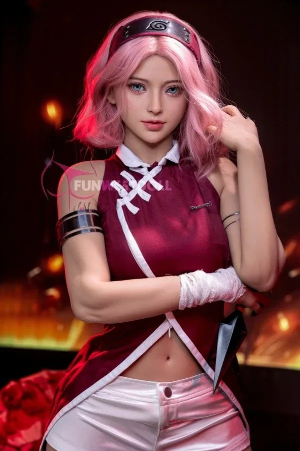 【STPE】Pink Hair Anime Sex Doll Sakura Haruno 159cm (5 Free Features)