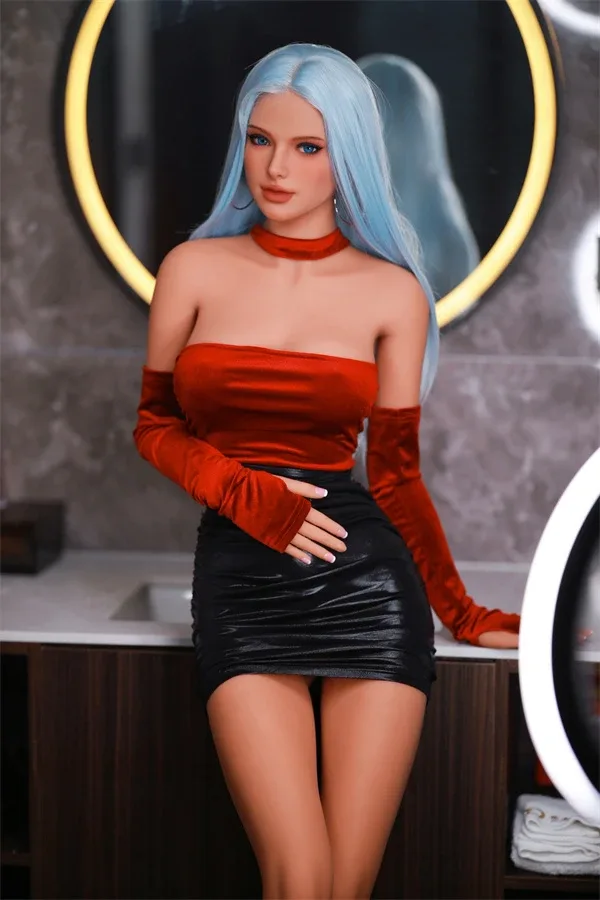 Blue Hair Big Booty Sex Doll Miki 166cm view 3