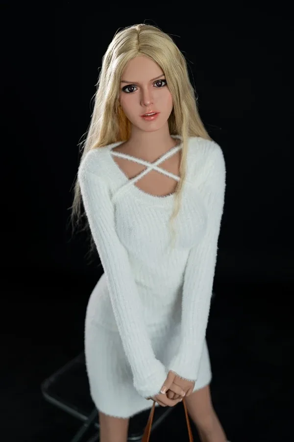 Full Size Beautiful Skinny Blonde Female Sex Doll Magnolia 157cm view 2