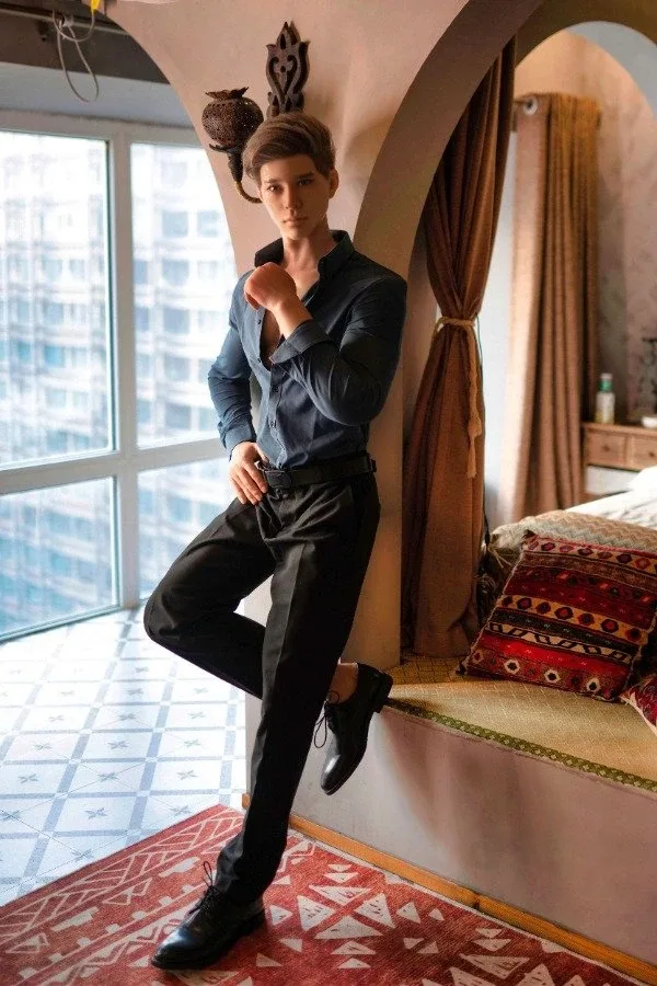 Real Life Silicone Male Sex Doll Thomas 175cm view 2