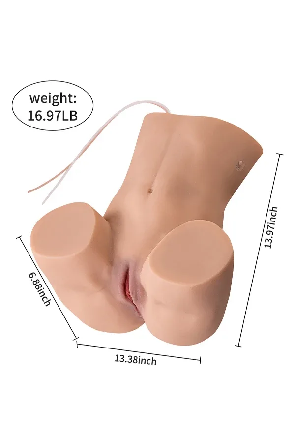 16.97lb Electric Sucking Vibrator Sex Torso view 2