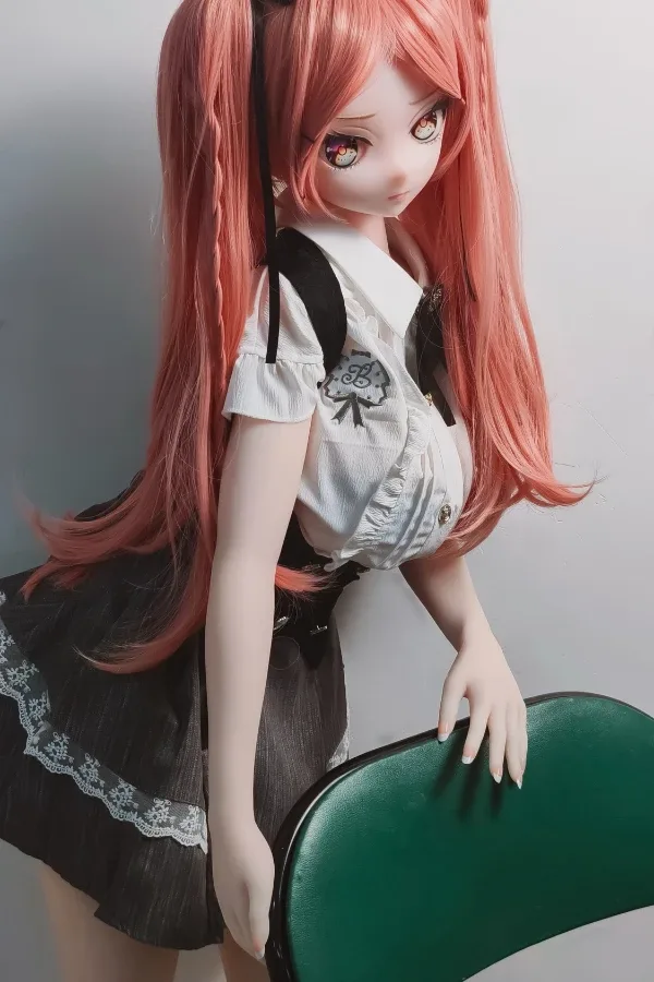 Red Hair Twin Tails Comic Sex Doll Mizutani Yuzu 148cm view 5