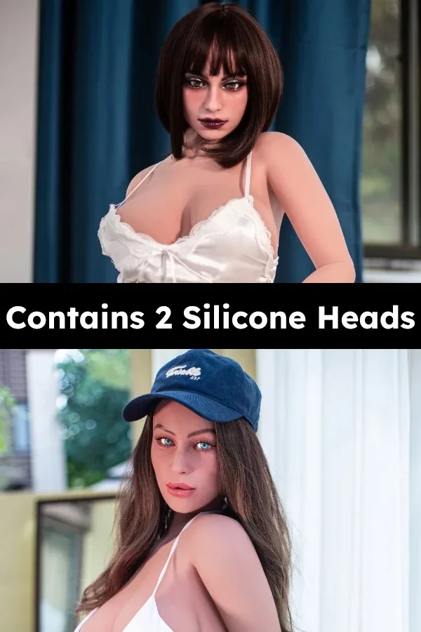 【Free 2nd Head, Movable Jaw With Oral Structure】Silicone Head Sex Doll Haley 161cm view 2