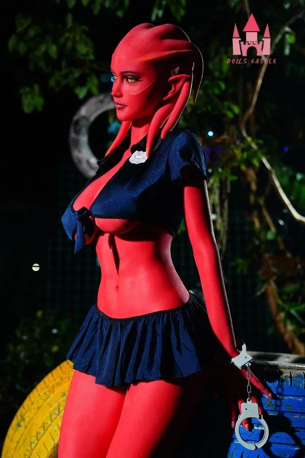 Red-skinned Alien Seductive Sex Doll Braelyn 160cm view 4
